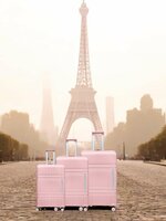 Koffers - Luxe - Set van 3 -  donkerroos - 55/65/75 cm -&nbsp;100% polypropyleen - editie 2025