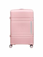 Groot koffer 65cm - tot 28kg - 4 spinner wielen pastel roze -&nbsp;100% polypropyleen - editie 2025