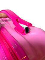 Kinderkoffer Kitten print - Roze  - Handbagage