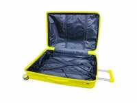 Large XL suitcase 75cm - up to 35kg - 4 wheels 360 degree spinner yellow - 100% polypropylene - 2025 edition