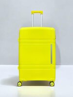Large XL suitcase 75cm - up to 35kg - 4 wheels 360 degree spinner yellow - 100% polypropylene - 2025 edition