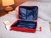 Large XL suitcase 75cm - up to 35kg - 4 wheels 360 degree spinner - Red -&nbsp;100% Polypropylene - 2025 Edition