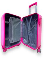 Kinderkoffer Kitten print - Roze  - Handbagage