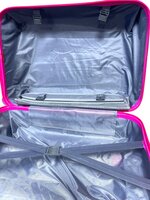 Kinderkoffer Kitten print - Roze  - Handbagage