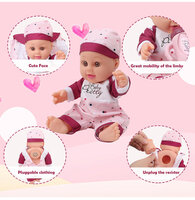 Baby Pop - Kan Drinken - Plassen - Praten - incl. Accessoires - 28 x 17 x 9 cm