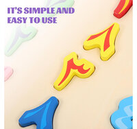 Arabisch cijfer  bord - legpuzzel - speelgoed hout puzzelbord 123 3D