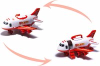 Fire Garage - brandweervliegtuig transporter set incl. voertuigen