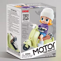Motor Tide Flow Car - Speelgoed Scooter met Licht en Geluid - bump&amp;go - incl. poppetje inc Batterijen