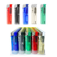 Aanstekers 50 stuks - navulbaar - Doorzichtig - vio Lighter
