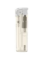 Aanstekers 50 stuks - navulbaar - Doorzichtig - vio Lighter