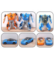 Fighter Warrior Bots MAX &ndash; De Ultieme 2-in-1 Transformeerbare Robot &amp; auto Blauw