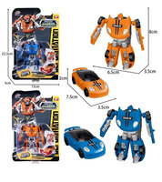 Fighter Warrior Bots MAX &ndash; De Ultieme 2-in-1 Transformeerbare Robot &amp; auto Blauw