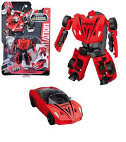Fighter Warrior Bots Racing&ndash; De Ultieme 2-in-1 Transformeerbare Robot &amp; auto Rood