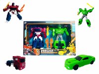 Transform Mecha Robots &ndash; 2in1 robot en auto - set van 2 stuks