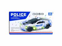Politieauto Kinderen Elektronische Speelgoed Met Muziek Automatische Piloot Flash Geluid Automatische Rotatie - 22.5cm