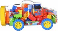 Speelgoed bouwstenen + auto 100 stuks Bouwstenen - Multikleur Speelgoed Bouwblokjes - In Auto Box
