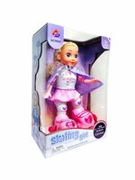 schaatspop met , muziek, zingt en danst, &amp; 3D Lighting 360&deg; - 31cm