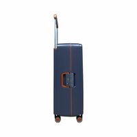 Bubule Hardcase suitcase set steel blue - 3 pieces - TSA lock - wide handle