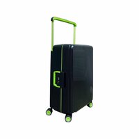 Bubule Hardcase suitcase set black - 3 pieces - TSA lock - wide handle