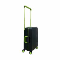 Bubule Hardcase suitcase set black - 3 pieces - TSA lock - wide handle