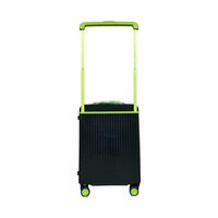 Bubule Hardcase suitcase set black - 3 pieces - TSA lock - wide handle