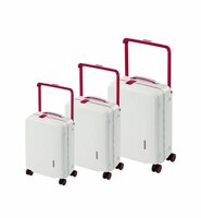Kofferset wit Hardcase  - 3 stuks - TSA Slot - brede handgreep Bubule 