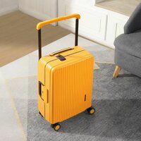 Bubule harde koffers Oranje - set 3 stuks - TSA Slot - brede handgreep - Hardcase 
