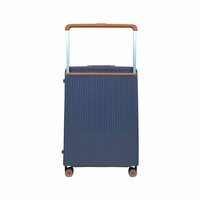 Bubule Hardcase koffer Staalblauw - Extra Groot XL 76 cm - TSA Slot - brede handgreep