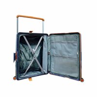 Bubule Hardcase koffer Staalblauw - Extra Groot XL 76 cm - TSA Slot - brede handgreep