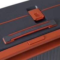 Bubule Hardcase koffer Staalblauw - Extra Groot XL 76 cm - TSA Slot - brede handgreep