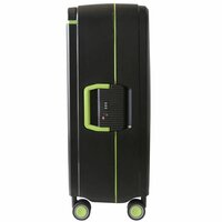 Bubule Hardcase koffer zwart extra groot  XL 76 cm - TSA Slot - brede handgreep