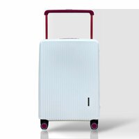 Bubule Hardcase koffers wit extra groot  XL 76 cm - 95L - TSA Slot - brede handgreep