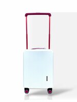 Hardcase suitcase Hand luggage white - 55 cm - TSA Lock - wide handle Bubule