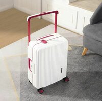 Hardcase suitcase Hand luggage white - 55 cm - TSA Lock - wide handle Bubule