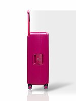 Bubule Hardcase koffer Donker roze extra groot  XL 76 cm - TSA Slot - brede handgreep