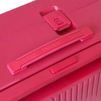 Bubule Hardcase koffer Donker roze extra groot  XL 76 cm - TSA Slot - brede handgreep