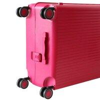 Bubule Hardcase koffer Donker roze extra groot  XL 76 cm - TSA Slot - brede handgreep