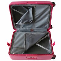 Bubule Hardcase koffer Donker roze Groot - L 65 cm - TSA Slot - brede handgreep 