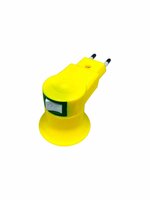 Stekker EU met E27 fitting + aan/uit schakelaar mix 5 stuks