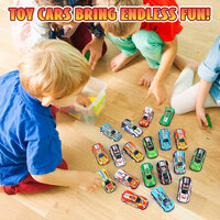 Pull Back Cars Collectie set - 20 verschillende mini auto's - terugtrekkende aandrijving