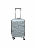 Koffer - Handbagage - 55cm - Grijs - Siliconen/Polypropyleen
