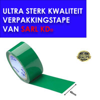 Premium Verpakkingstape Groen 48mm x 100m - Plakband - dozentape