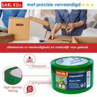 Premium Verpakkingstape Groen 48mm x 100m - Plakband - dozentape