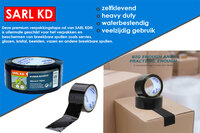 Premium Verpakkingstape Zwart 48mm x 100m - Plakband - dozentape