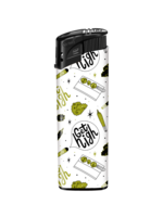 Aanstekers met Ganja Weed Print - 50 stuks - cannabis design lighters TOM&reg;