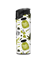 Aanstekers met Ganja Weed Print - 50 stuks - cannabis design lighters TOM&reg;