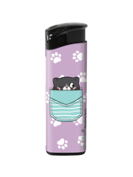 Unilite Aanstekers Pocket Cats &ndash; Schattige  katten print - Fix Flame Aanstekers 50 stuks per tray