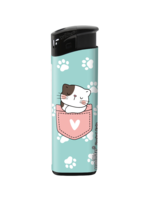 Unilite Aanstekers Pocket Cats &ndash; Schattige  katten print - Fix Flame Aanstekers 50 stuks per tray