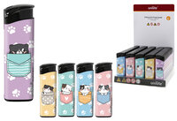 Unilite Aanstekers Pocket Cats &ndash; Schattige  katten print - Fix Flame Aanstekers 50 stuks per tray