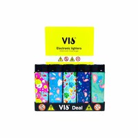 Flamingo Aansteker &ndash; 50 stuks Navulbaar &amp; Verstelbaar aanstekers